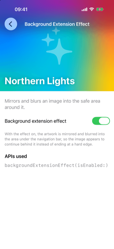 Background-Extension-Effekt-Demo