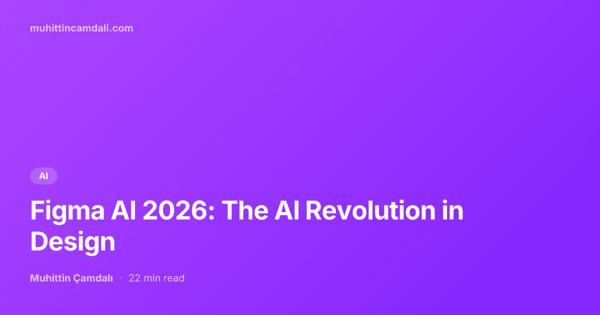 Figma AI 2026: The AI Revolution in Design